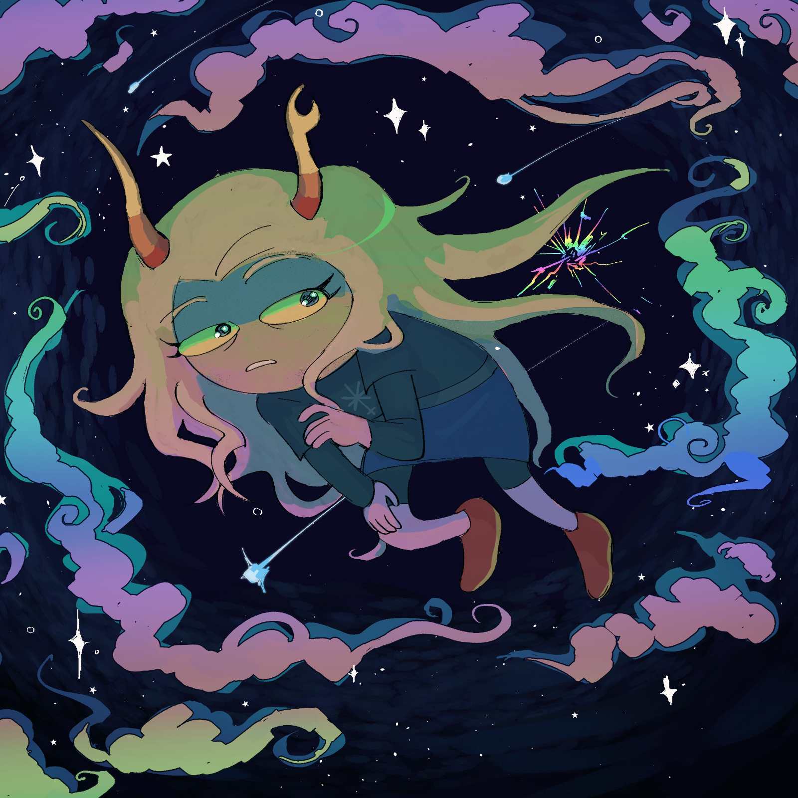 Rainbow Night's track art